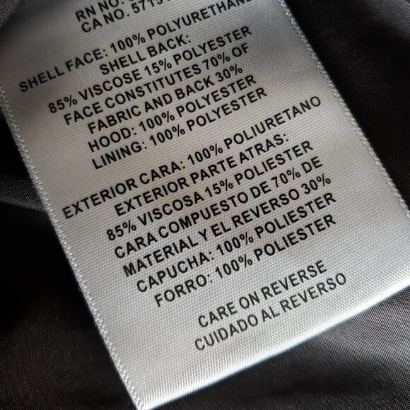 NWT - Levi's Ladies' Faux Leather Black Moto Hooded Jacket – Size XXL (16) - Picture 7 of 9